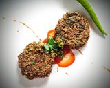 A picture of step 10 of Bhaji vada.