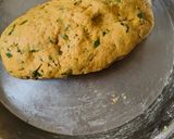 A picture of step 2 of Methi Paratha.