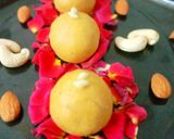 A picture of step 9 of Rava Besan Ladoo.