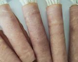 Gambar langkah 3 resipi Enoki Rolls.