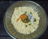 A picture of step 3 of Ratalu Puri (Purple Yam Puri).
