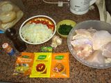 Arroz con pollo al azafrán