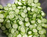 A picture of step 1 of Ivy gourd sambhara.