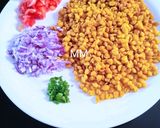 A picture of step 4 of Boondi Chaat.