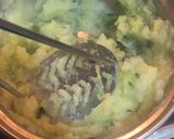 Foto del paso 3 de la receta Puré de patata y calabacín con pimientos del padrón a la plancha