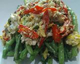 Foto langkah ke 6 dari resep Tumis kacang panjang Telur.
