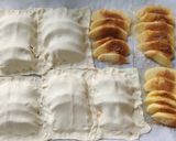 Almás-leveles süti recept fázis 2 fotója