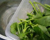 Foto langkah ke 2 dari resep Tahu Telor Kangkung Bumbu Pecel.