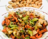 A picture of step 6 of Holiday Rice Noodle Stir Fry | Pancit Bihon | Filipino Pansit Special.