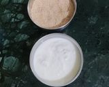 A picture of step 1 of Curd Broken Wheat.