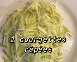 Une image de l'étape 1 de Cake carotte et courgette.
