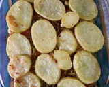 Foto del paso 10 de la receta: Lenguados al horno con patatas y pasta de cilantro y jengibre