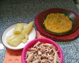 Foto del paso 1 de la receta: Croquetas de batata dulce, rellenas con pollo y ají