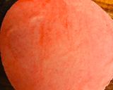 A picture of step 3 of Rose Coconut karanji.