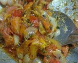 A picture of step 1 of Fire paneer.