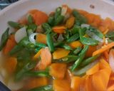 Foto langkah ke 3 dari resep Tumis Buncis Wortel.