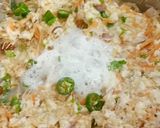 A picture of step 2 of Vermicelli Vegetable Pancake.