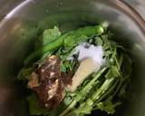 Pudina and coriander rajma masala Satvik recipe step 1 photo
