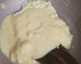 A picture of step 2 of Chikko (sapodilla)and oats porridge.