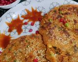 A picture of step 4 of Veg Masala Oats Pancakes.