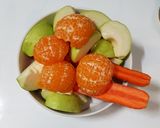 A picture of step 2 of Mixed Fruit Juice.