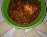 A picture of step 3 of Boiled yam & veggies sauce.