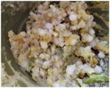 A picture of step 1 of Sabudana Thalipeeth.