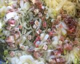 Foto del paso 2 de la receta Tortilla de calabacín con Jamón