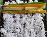 Hình bước làm 2 của món Kimbap chiên xù
