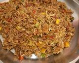 A picture of step 3 of Chinese fried rice.