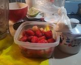 Foto del paso 1 de la receta: Frutillas con agar agar para el yogurt