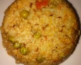 A picture of step 8 of Dalia upma.