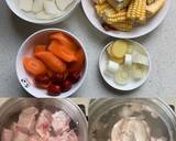 Winter Health on the drink corn Yam spareribs soup recipe step 1 photo