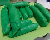 Foto langkah ke 3 dari resep Es Pisang Ijo.