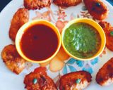 A picture of step 5 of Crispy tasty green peas(Matar) nuggets for party mood.