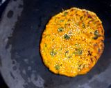 A picture of step 5 of Methi na dhebra.