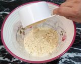 A picture of step 5 of 3 color Pakora Karhi.