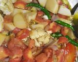 A picture of step 2 of Cabbage curry.