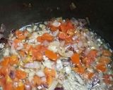 A picture of step 3 of Moong dal khichdi.
