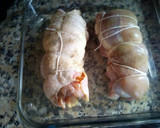 Foto del paso 7 de la receta: Pollo relleno con verduras y bacon