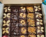 Foto langkah ke 7 dari resep Brownies panggang sekat anti gagal.