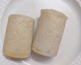 A picture of step 7 of Semolina stuffed glass Dhokla.