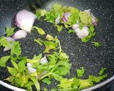 A picture of step 1 of Mushroom Corn Milk Biryani.