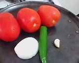 Foto del paso 1 de la receta: Salsa roja de molcajete