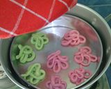 Foto langkah ke 9 dari resep Putu Mayang Tepung Beras (Dibentuk Pake Plastik).