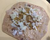 A picture of step 6 of Smashed brown chana frankie.
