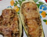 Foto del paso 7 de la receta: Zapallitos relleno con carne vegetal