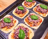 Hình bước làm 6 của món Taco Gà Xé Size Mini