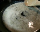 A picture of step 3 of Appalachian Sausage Gravy for biscuits.