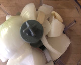 Foto del paso 4 de la receta: Calabacín relleno con queso de cabra